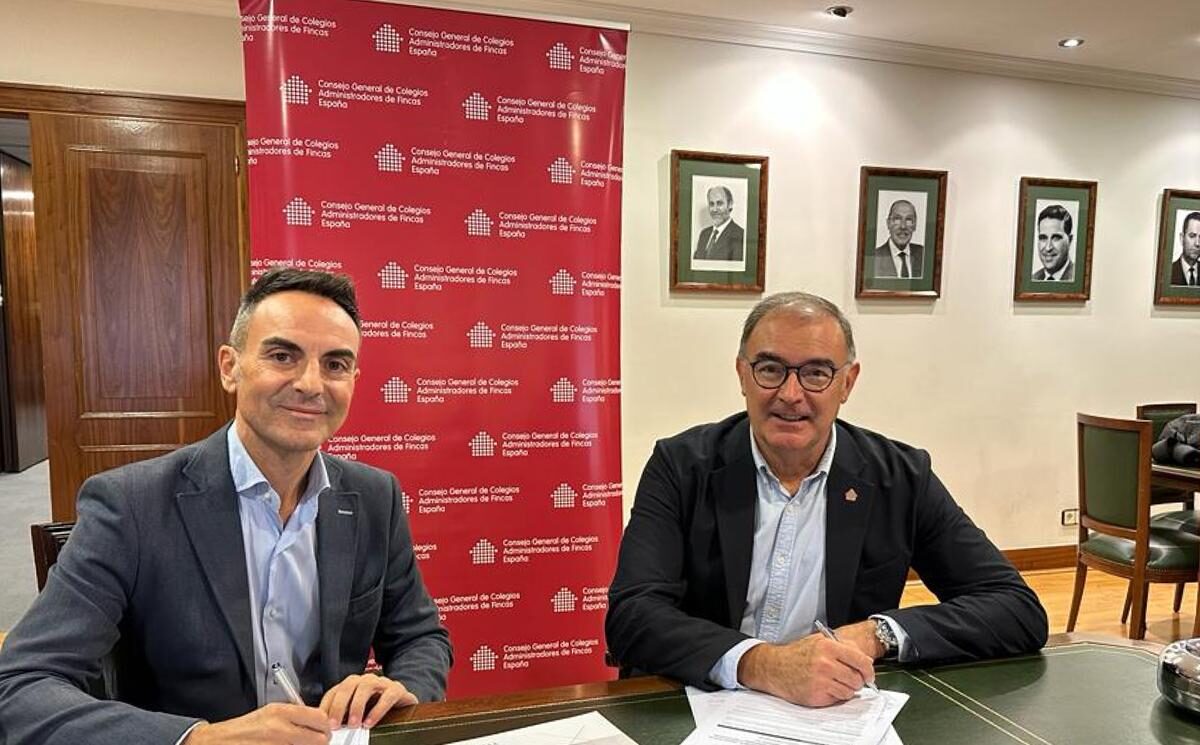 Conversia y el Consejo General de Colegios Administradores de Fincas de España firman un acuerdo de colaboración